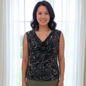 Michael Michael Kors low plunge neckline Sleeveless size small